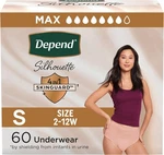 Depend Silhouette Adult Diapers Incontinence & Postpartum Size 2-12W 60 Counts. Fixed Price $49.62.