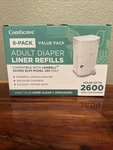 Comficove Adult Diaper Liner Refills Fits With Janibell Akord 280 Slim Model 8PK. Fixed Price $29.99.