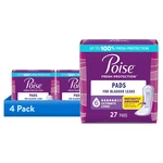 Poise Incontinence Pads For Women, 6 Drop Ultimate Absorbency, 27 Count. Fixed Price $48.50.