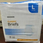 Adult Brief Diaper, Large, 45 To 58 Inch, Mckesson Classic, Brbrlg - Pack Of 18. Fixed Price $5.99.