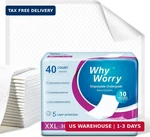 Whyworry Extra Large Disposable Bed Pads 30" 36", Super Absorbent Leakproof In. Fixed Price $40.59.