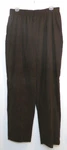 Nwt Briggs New York Pants Womens Large Dark Brown Elastic Waist Pull On Up. Fixed Price $16.20.