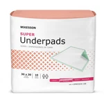 10 Mckesson Moderate Absorbency Disposable Adult Bed Underpads 30X30". Fixed Price $11.12.