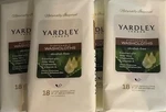 12 Pack Case New Yardley Disposable Washcloths Alcohol Free Large 18 Each. Fixed Price $36.99.