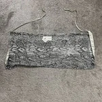 Fashion Nova Metallic Tube Top Womens Snake Skin Aluminum Party Club Nwt New. Fixed Price $16.41.