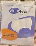 Wearever Men Maximum Absorbency Briefs 1 Pair Size 3X Unopened White. Fixed Price $15.99.