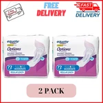 New Equate Options Moderate Absorbency Regular Length Pads Value Pack, 144 Count. Fixed Price $23.99.
