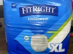Adult Pull Up Fitright Underwear, Pack Of 20 Xlrg, Medline New/sealed/diapers. Fixed Price $12.00.