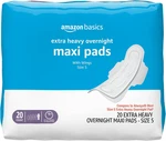 Amazon Basics Thick Maxi Pads With Wings For Periods, Extra Heavy Overnight Abso. Fixed Price $12.98.