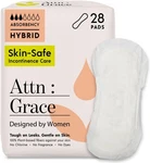Attn: Grace Hybrid Incontinence Pads For Women, 28-PACK High Light Flow. Fixed Price $24.61.