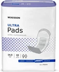 Mckesson Ultra Bladder Control Pad, 14.5 In Polymer Unisex Disposable, Bag Of 42. Fixed Price $24.07.