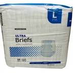 Mckesson Ultra Briefs Heavy Absorbency Disposable Adult Diapers 18PCS 45-58IN. Fixed Price $21.00.