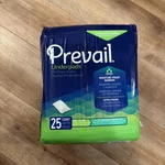 Prevail Total Care Disposable Large Underpads 23X36" UP-150/1 25. Fixed Price $32.00.