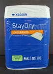 Mckesson Stay Dry Underpads Regular Absorbency 23" X 36" 10 Count Disposable. Fixed Price $9.74.