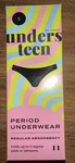 Proof Period Underwear Teen Panties Briefs Black Size Small. Fixed Price $9.79.