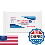 Dynarex Ez Care Patient Bath Packs Pre-moistened Disposable Wipes No Rinse Clean. Fixed Price $90.21.