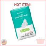 Amazon Basics Menstrual Pads For Women With Flexi-wings, Long Length, Size 2, Su. Fixed Price $8.71.