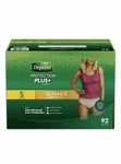 Depend Protection Plus Ultimate Incontinence Pants For Women, Size S, Pack Of 92. Fixed Price $79.99.