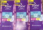 Poise Ultra Thin Incontinence Pads With Wings & Postpartum 60C. Fixed Price $25.99.