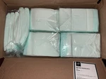 Medline Deluxe Fluff & Polymer Underpads, 23X36", 75 Ct. Bed #MSC282060LBVA. Fixed Price $50.00.