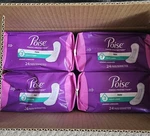Lot (4) Poise Pads Long Length Light Absorbency 24 Each 96 Total. Fixed Price $34.99.