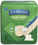 80 Medline Fitright Optifit Ultra Briefs Xl For Waists 56" - 64". Fixed Price $27.27.