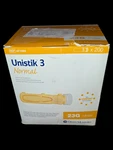 Owen Mumford Unistik Normal 23G 1.8MM Lancet Yellow AT1004 200 Count. Fixed Price $28.00.