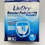 Livdry Incontinence Booster Pads Long Use With Adult Diapers Women 16CT. Fixed Price $27.99.