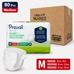 80 Pcs Medium Prevail Incontinence Diapers Briefs For Adults NU-012. Fixed Price $44.99.