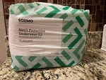 Solimo Men's Incontinence Protective Underwear Lg Maximum Absorbency 18. Fixed Price $20.20.