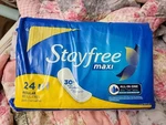 Maxi Pad Size 24CT Stayfree Regular. Fixed Price $16.68.