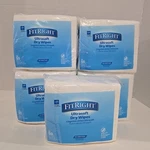 Medline Fitright Ultrasoft Dry Wipes Gentle Skin Care 10X12" 250 Pieces New. Fixed Price $30.00.