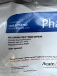 Pharma -sat Plus Acute Care 9''X9'' Poly Cell Sterile Wipers Low Endotoxin Lot. Fixed Price $22.99.