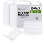 Disposable Changing Pads For Baby, 100 Pack 13 X 18. Fixed Price $25.99.