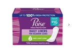 Poise Very Light Absorbency Long Incontinence Panty Liners - 132 Ct.. Fixed Price $33.95.