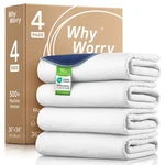 Whyworry Washable Bed Pads For Adult Incontinence, 34" X 36" (pack Of 4) Wash.... Fixed Price $35.75.