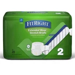 Medline Fitright Extend Wear Stretch Briefs Size 2 40-70" Waist Overnight 80. Fixed Price $175.93.