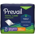 Prevail Total Care Super Absorbent Polymer Underpad, 30 X 36 Inch. Fixed Price $64.19.