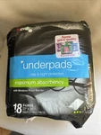 Cvs Underpads Day & Night Protection Maximum Absorbency 18 X-large 23" 36". Fixed Price $10.00.