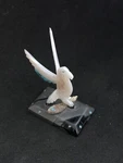 Zuni Eagle Shell Tq Trimmed Wings Fish & Gifts By Ryan Cellicion Delicate CS72. Fixed Price $126.50.