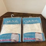 2 Quik-sorb Pull Incontinent Pants Large By Essential Medical Supply 38-44. Fixed Price $25.95.