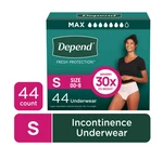 Fresh Protection Women Incontinence Underwear 44 Count. Fixed Price $34.29.