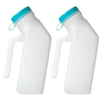 Medvance 1000ML Premium Portable Urinal For Men, Spill Proof Mens 2 Pack. Fixed Price $29.47.