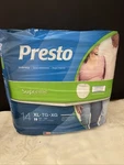 1- Presto Supreme Flexright Underwear Xl 58" 68" 14 Per Pack. Fixed Price $9.95.