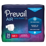 Prevail Air Stretchable Ultimate Plus Absorbency Briefs, Size 1. Fixed Price $51.95.