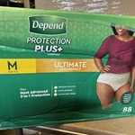 Depend Fit-flex Incontinence Pants For Women 88 Count. Fixed Price $71.00.