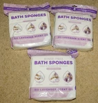 3 New 25 Packs Scrubzz Disposable Rinse Free Bathing Sponges - Lavender Camping. Fixed Price $24.95.