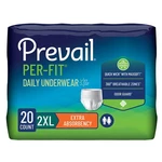 Prevail Disposable Underwear 2X-LARGE 42 20 Ct. Fixed Price $22.50.
