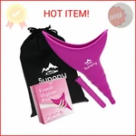 Sunany Female Urination Device, Reusable Urinal Silicone Women Pee Funnel. Fixed Price $15.28.