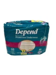 Vintage 1998 Depend Fitted Disposable Protective Underwear Small/medium 20 Count. Fixed Price $43.96.